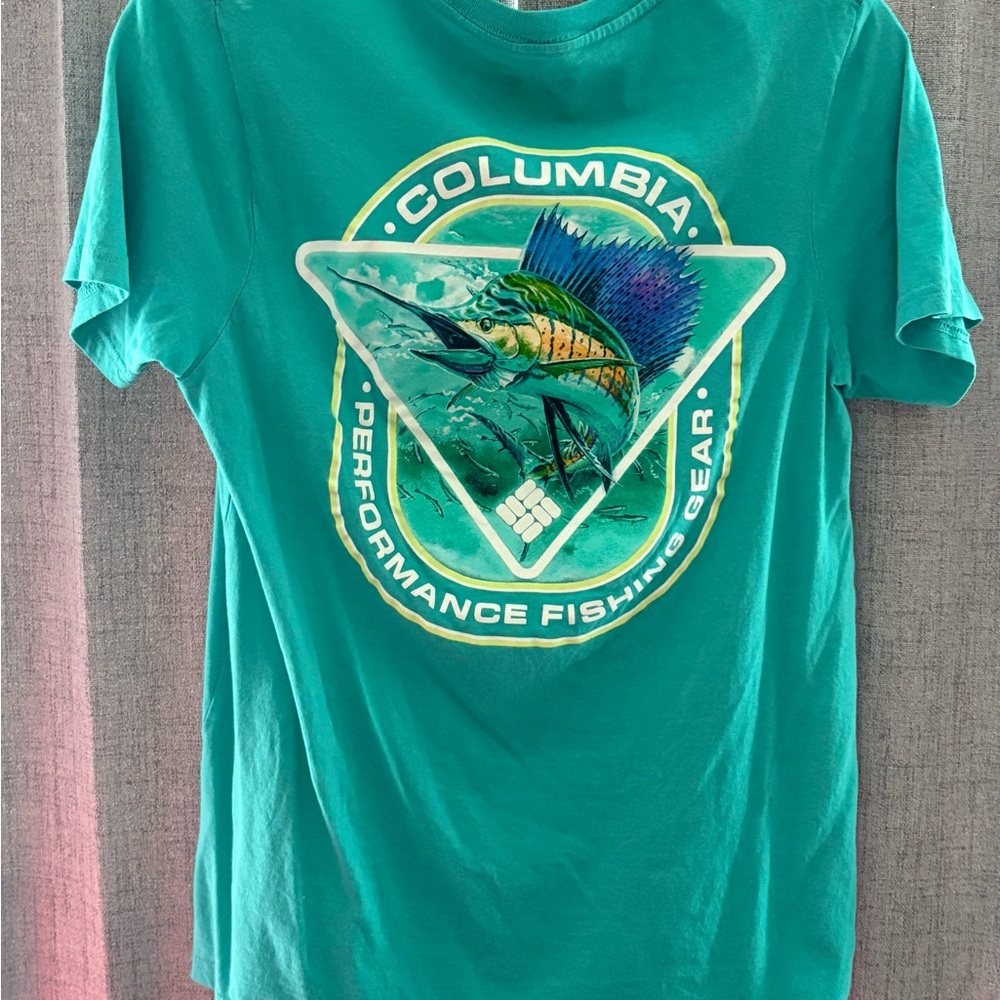 Columbia Turquoise Sportswear Tee